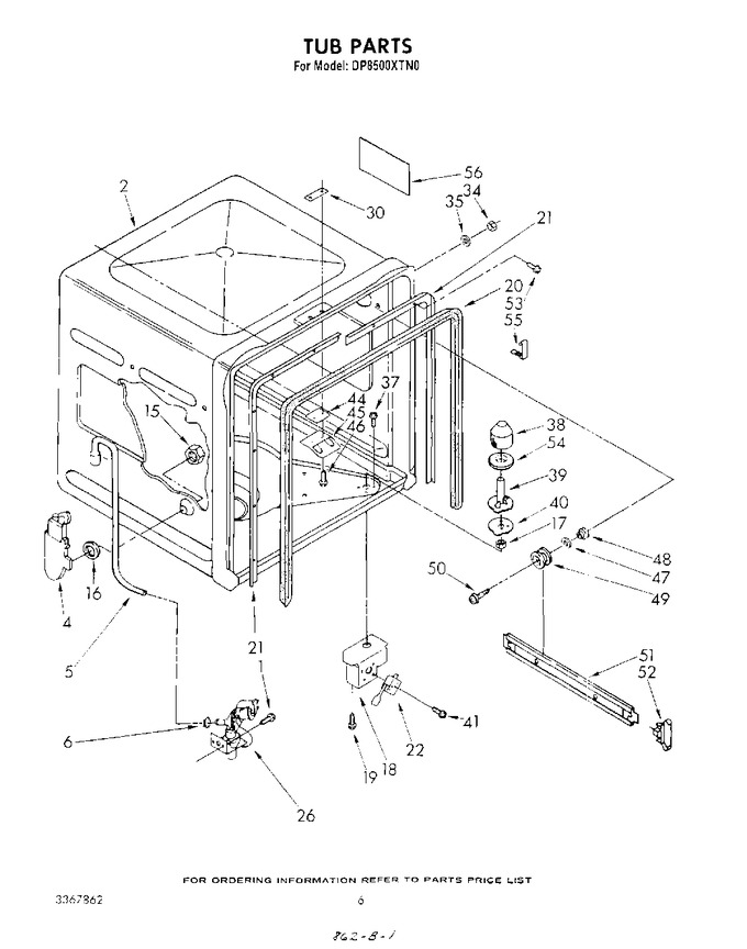 Diagram for DP8500XTN0