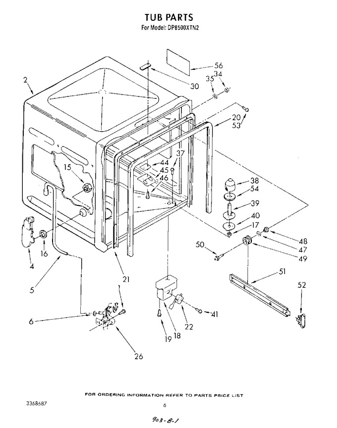 Diagram for DP8500XTN2
