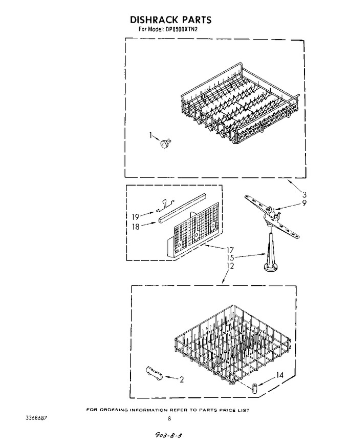 Diagram for DP8500XTN2