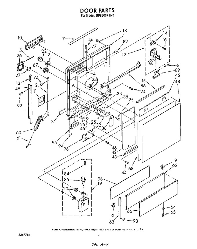 Diagram for DP8500XTN3
