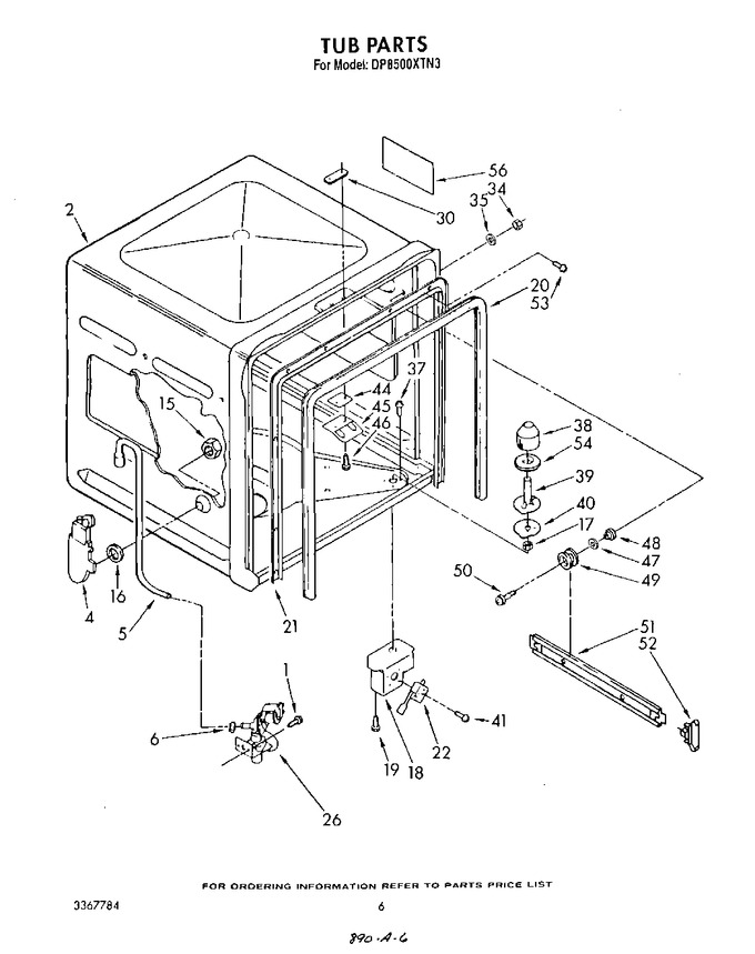 Diagram for DP8500XTN3