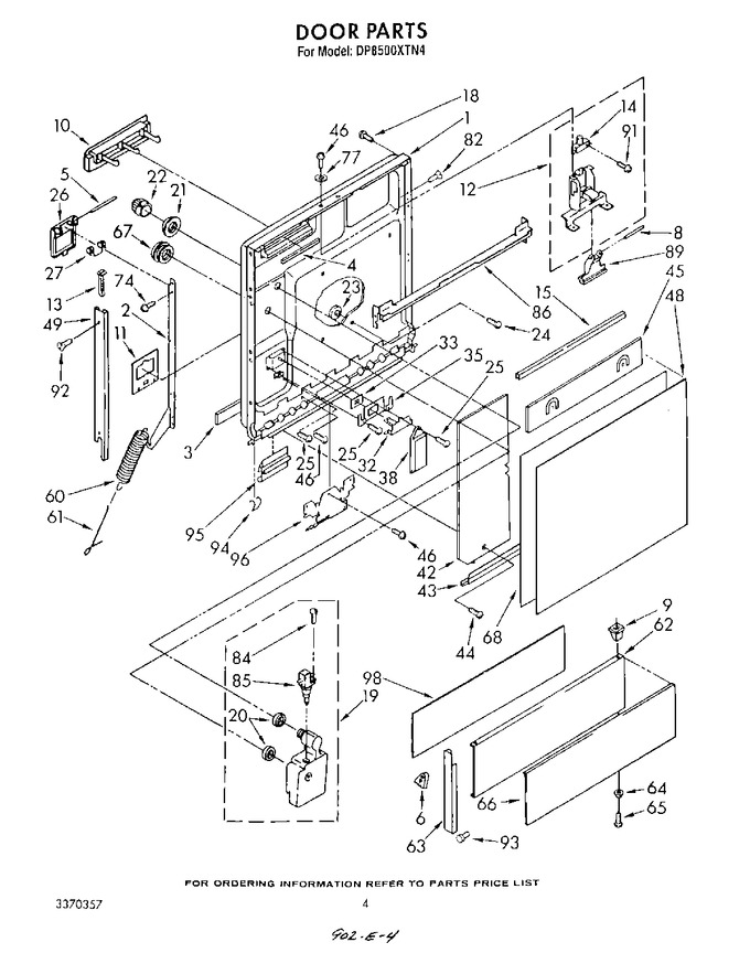 Diagram for DP8500XTN4