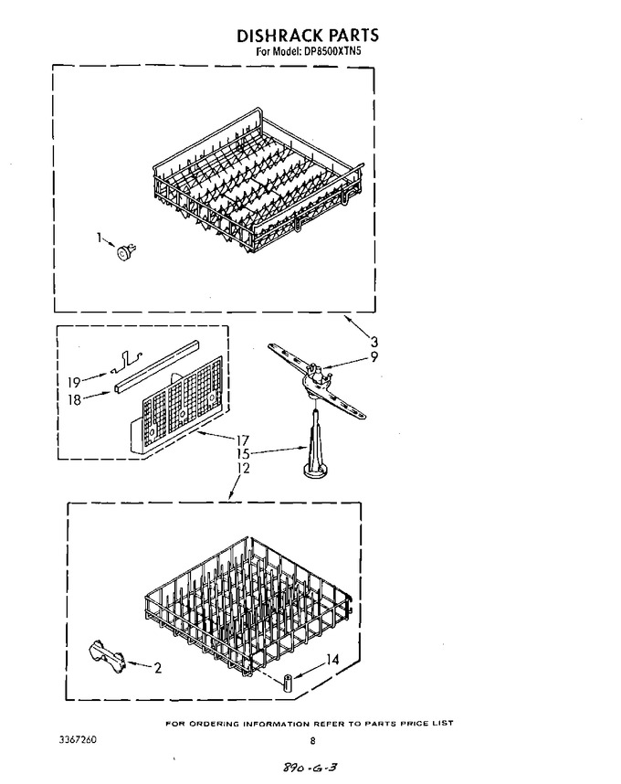 Diagram for DP8500XTN5