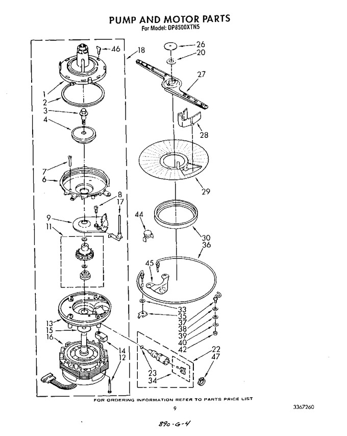 Diagram for DP8500XTN5