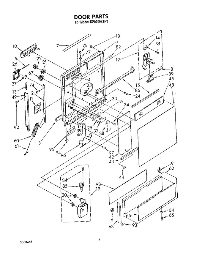 Diagram for DP8700XTW2