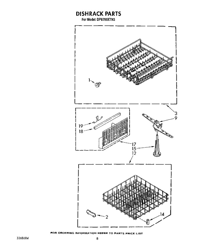 Diagram for DP8700XTN3
