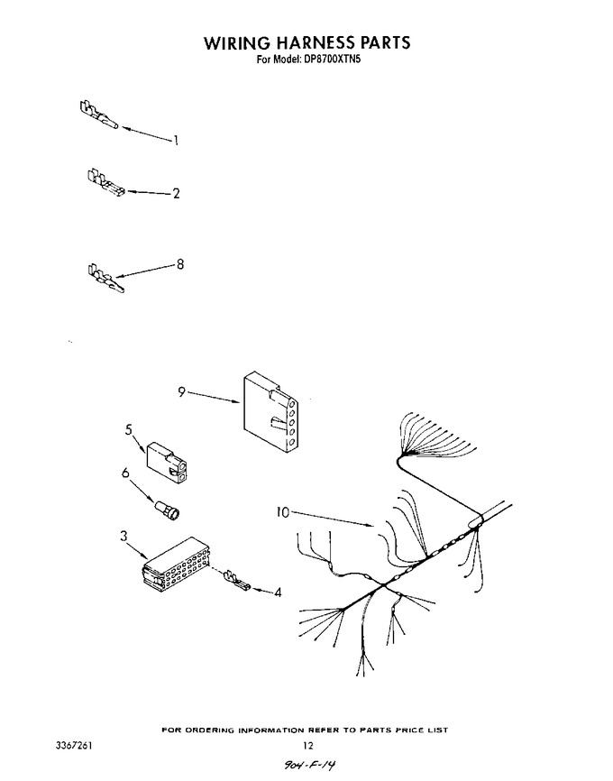Diagram for DP8700XTN5