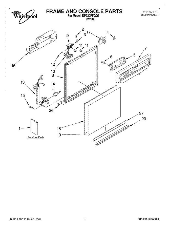 Diagram for DP920PFGQ3