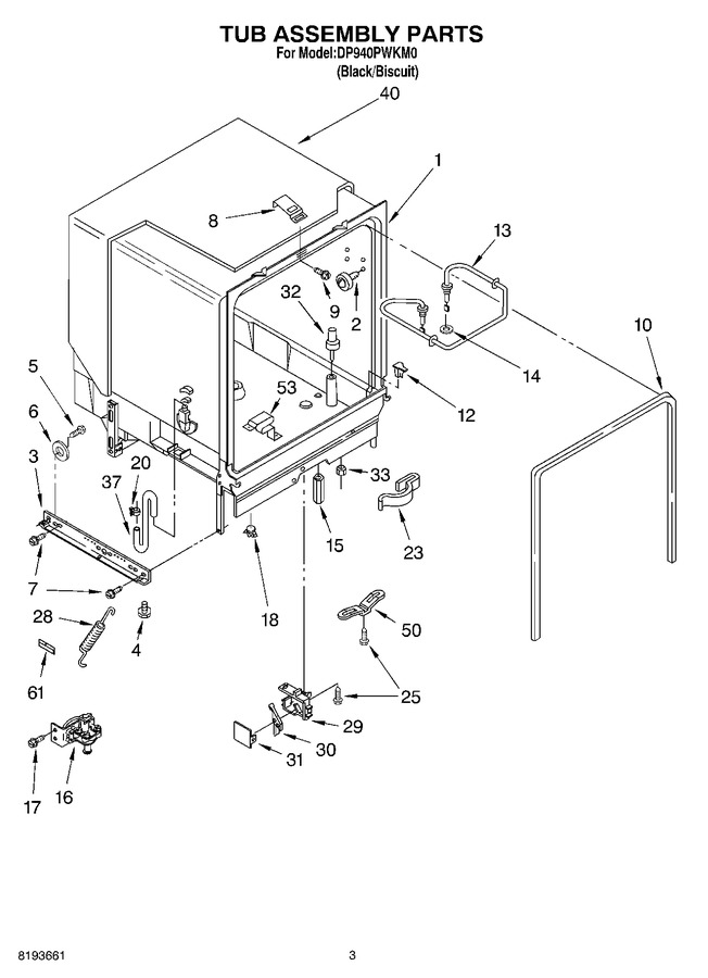 Diagram for DP940PWKM0