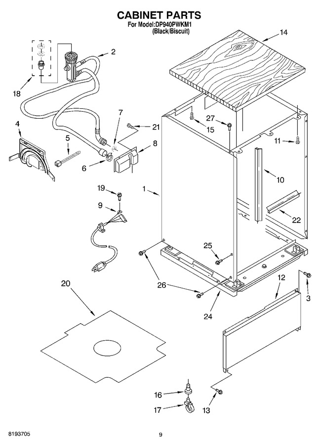 Diagram for DP940PWKM1