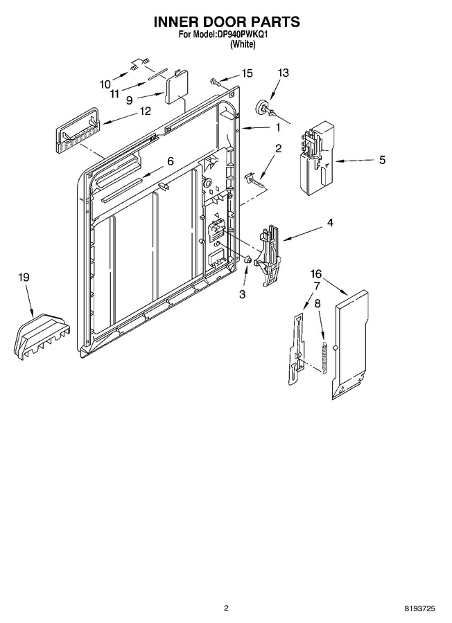 Diagram for DP940PWKQ1