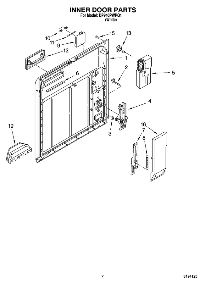 Diagram for DP940PWPQ1