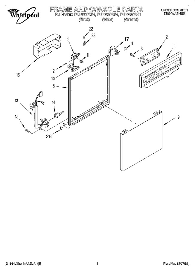 Diagram for DU1000CGQ1