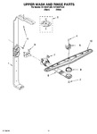 Diagram for 10 - Upper Wash And Rinse Parts
