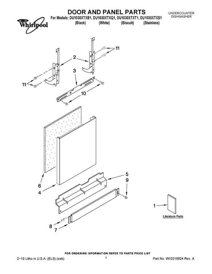 Diagram for DU1030XTXS1
