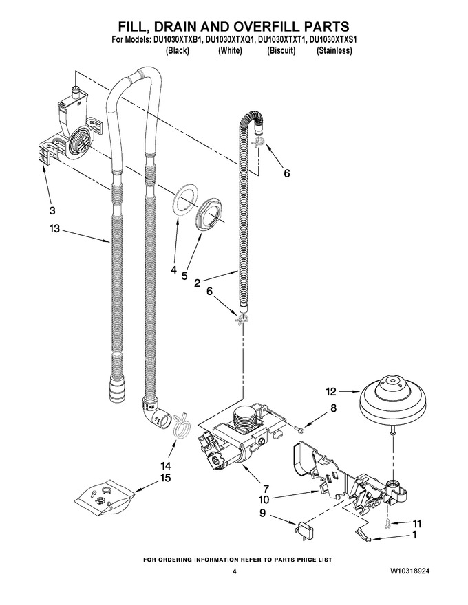 Diagram for DU1030XTXB1