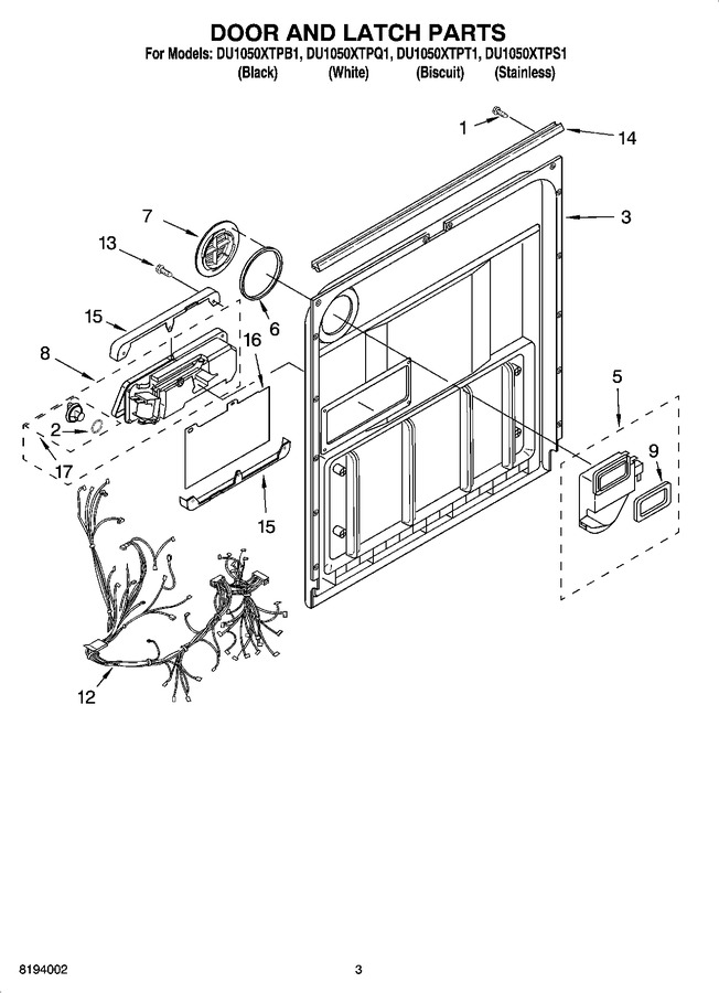 Diagram for DU1050XTPB1