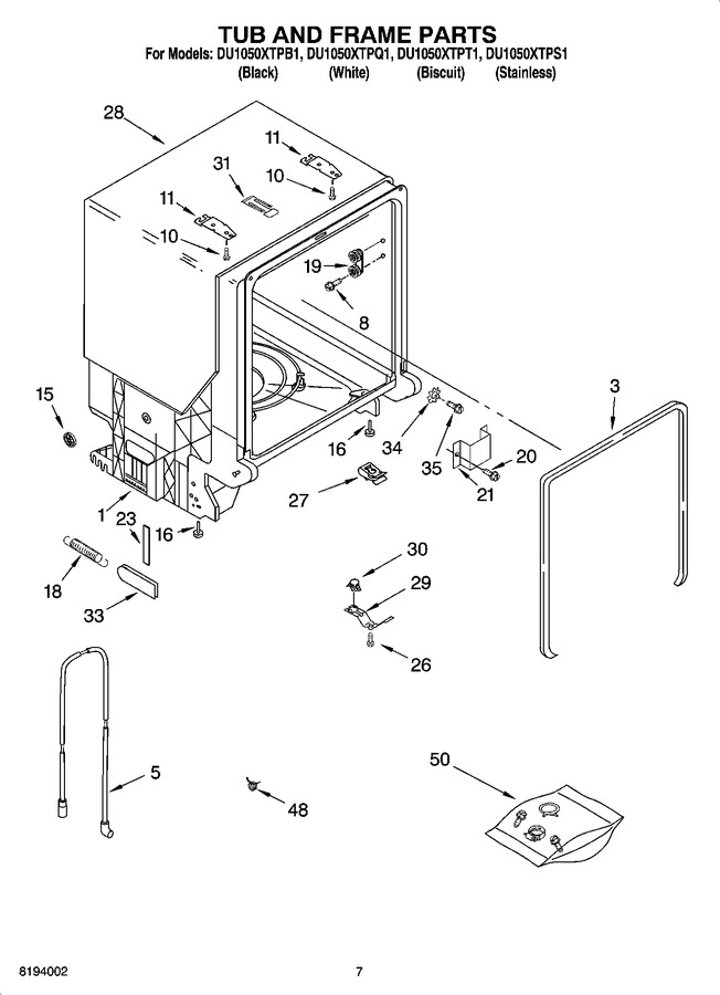 Diagram for DU1050XTPT1