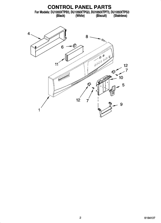 Diagram for DU1050XTPQ3