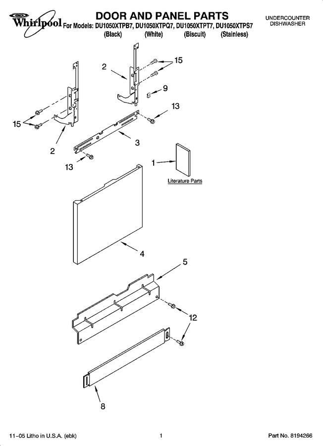 Diagram for DU1050XTPQ7