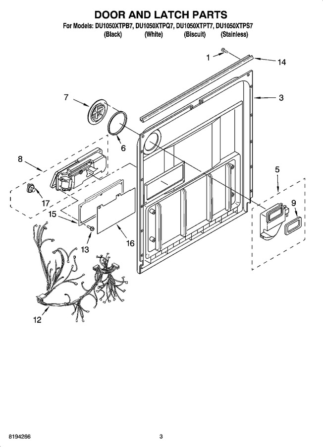 Diagram for DU1050XTPQ7