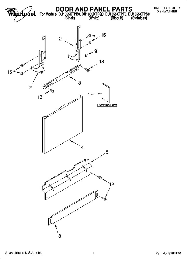 Diagram for DU1055XTPQ0