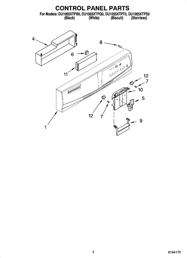 Diagram for DU1055XTPT0