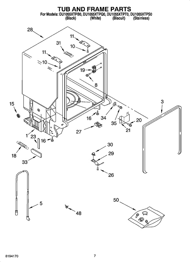 Diagram for DU1055XTPQ0