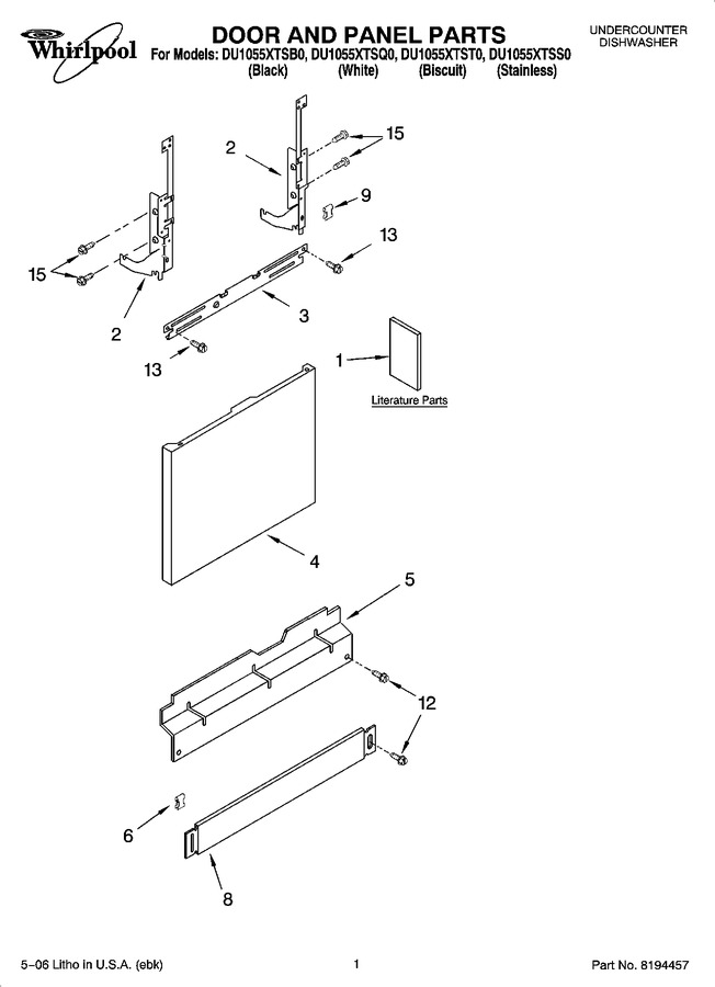 Diagram for DU1055XTST0