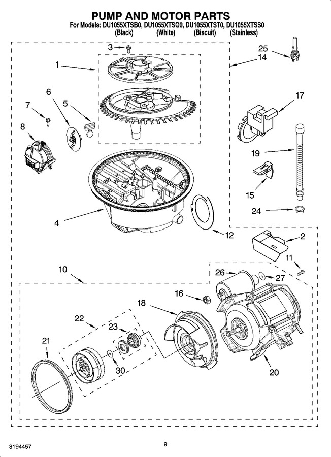 Diagram for DU1055XTSQ0