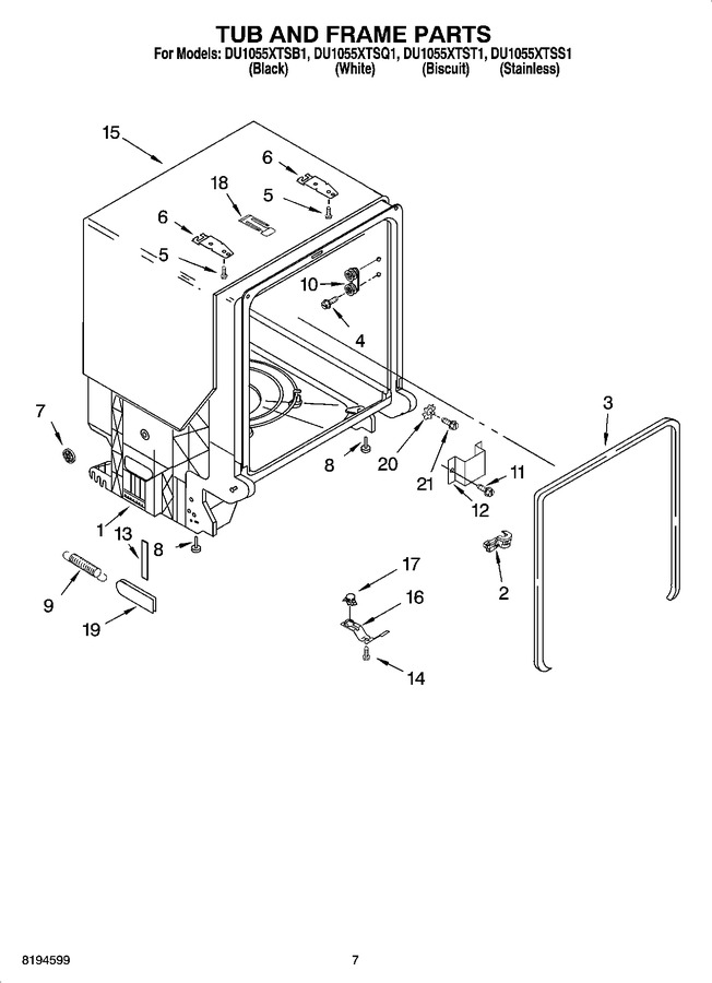 Diagram for DU1055XTSS1