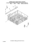 Diagram for 09 - Upper Rack And Track Parts