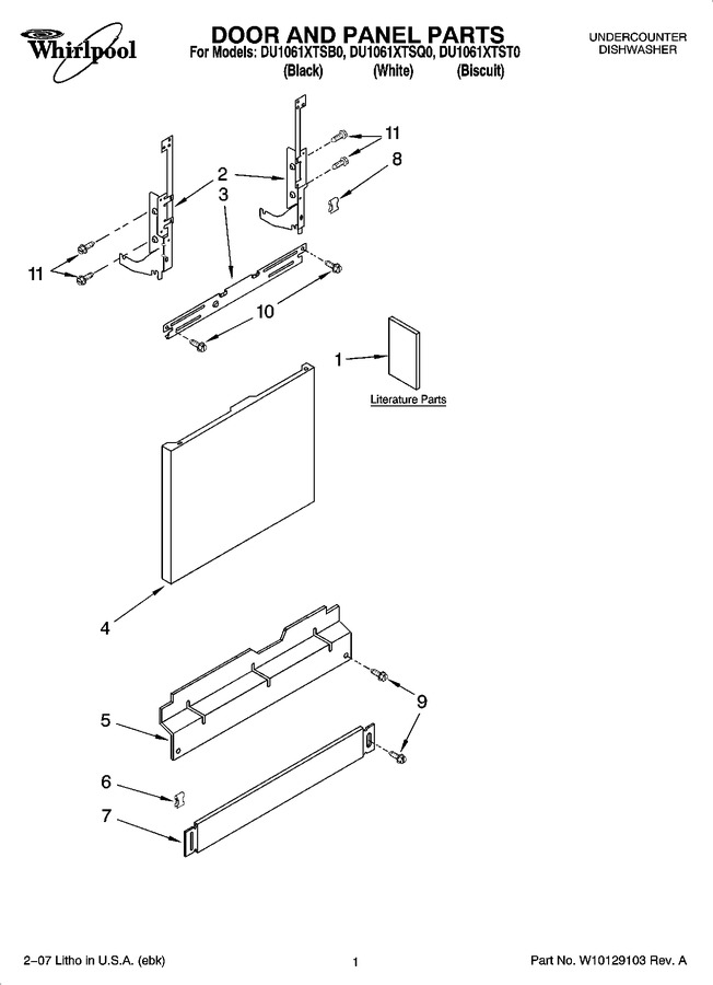 Diagram for DU1061XTST0