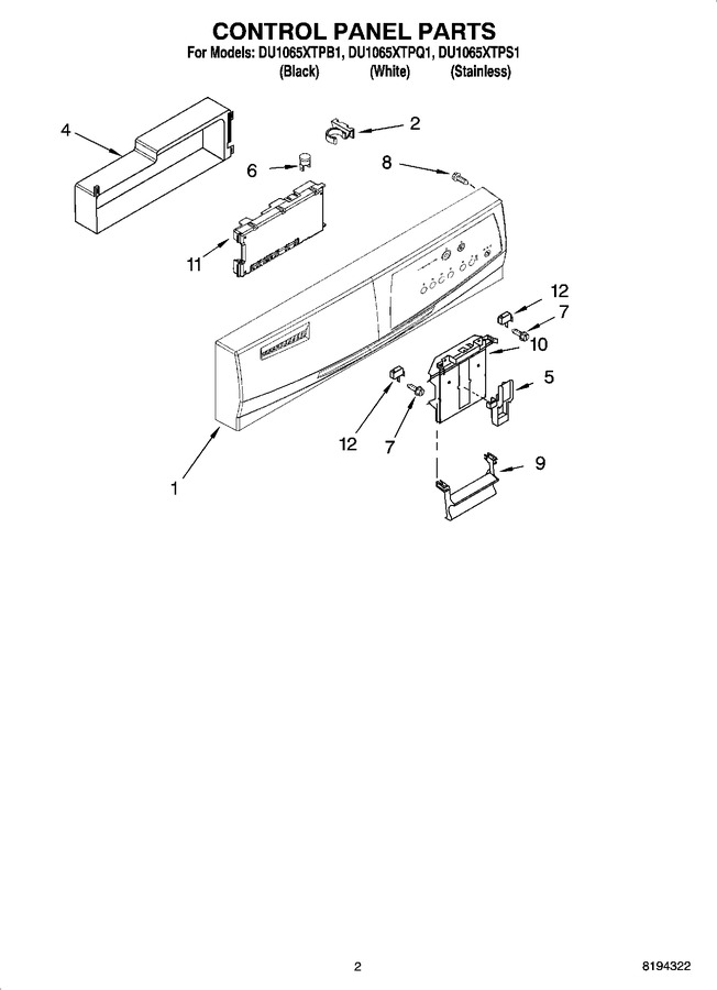 Diagram for DU1065XTPS1