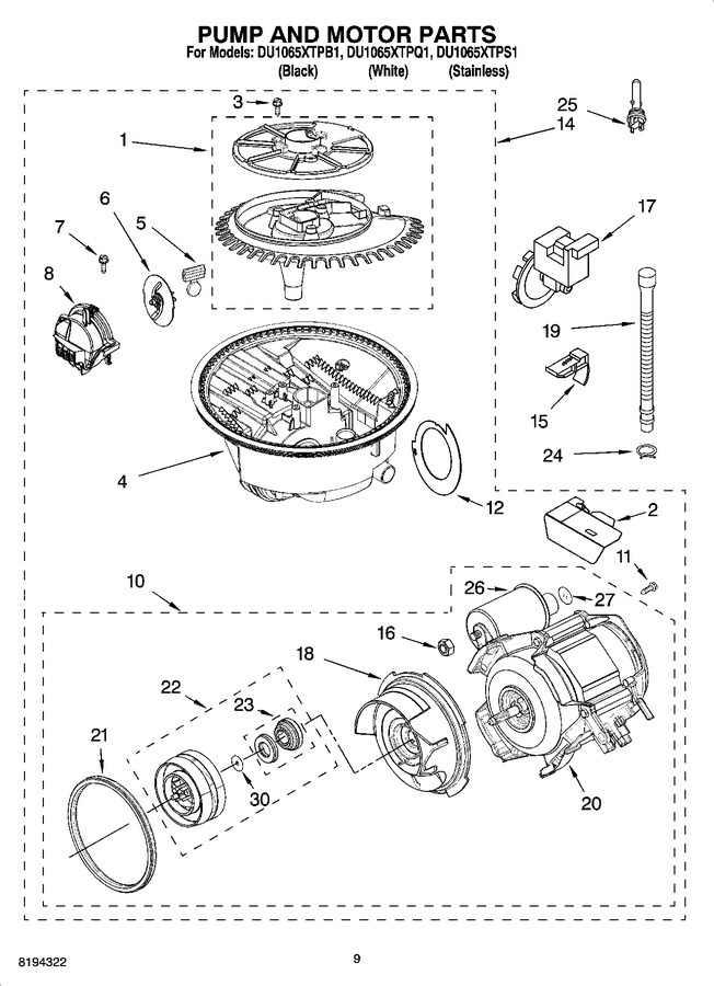 Diagram for DU1065XTPS1