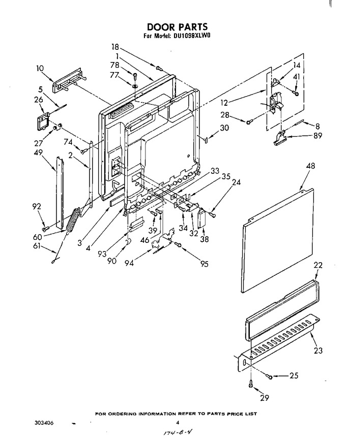 Diagram for DU1098XLW0