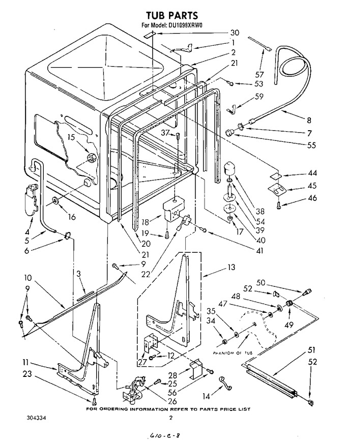 Diagram for DU1098XRW0