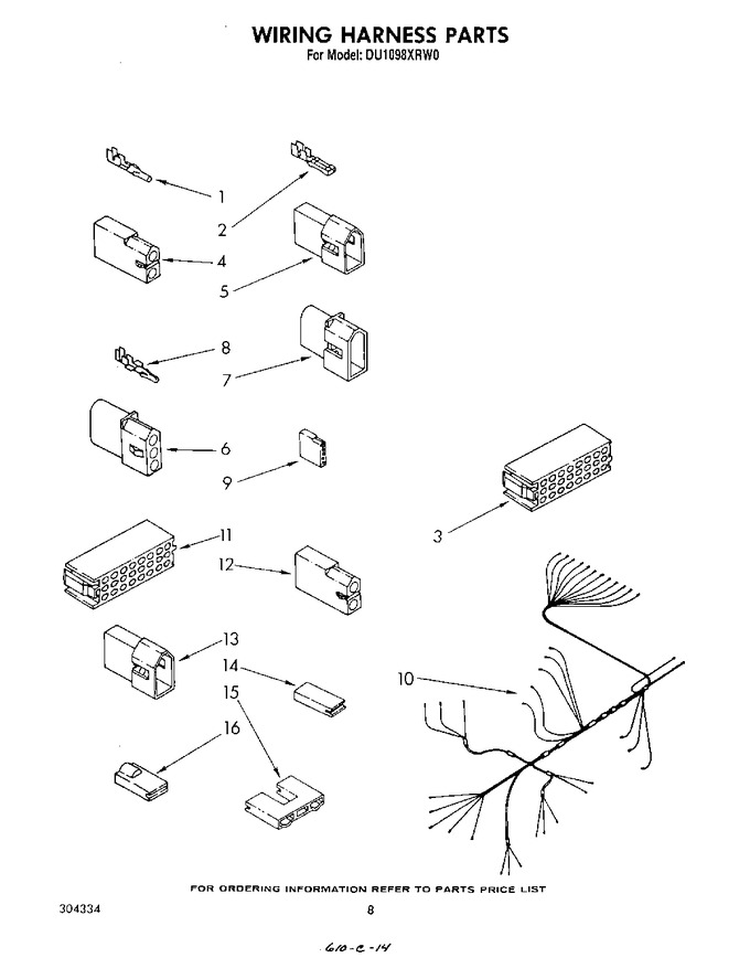 Diagram for DU1098XRW0