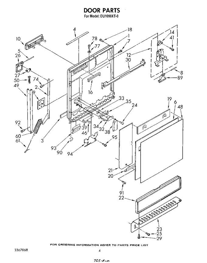 Diagram for DU1099XT0