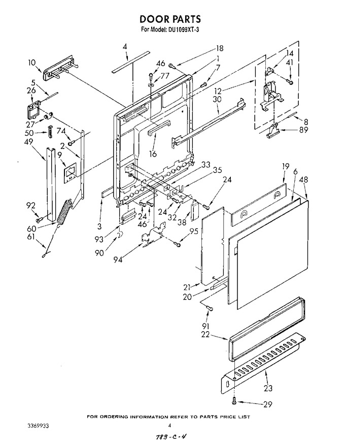 Diagram for DU1099XT3