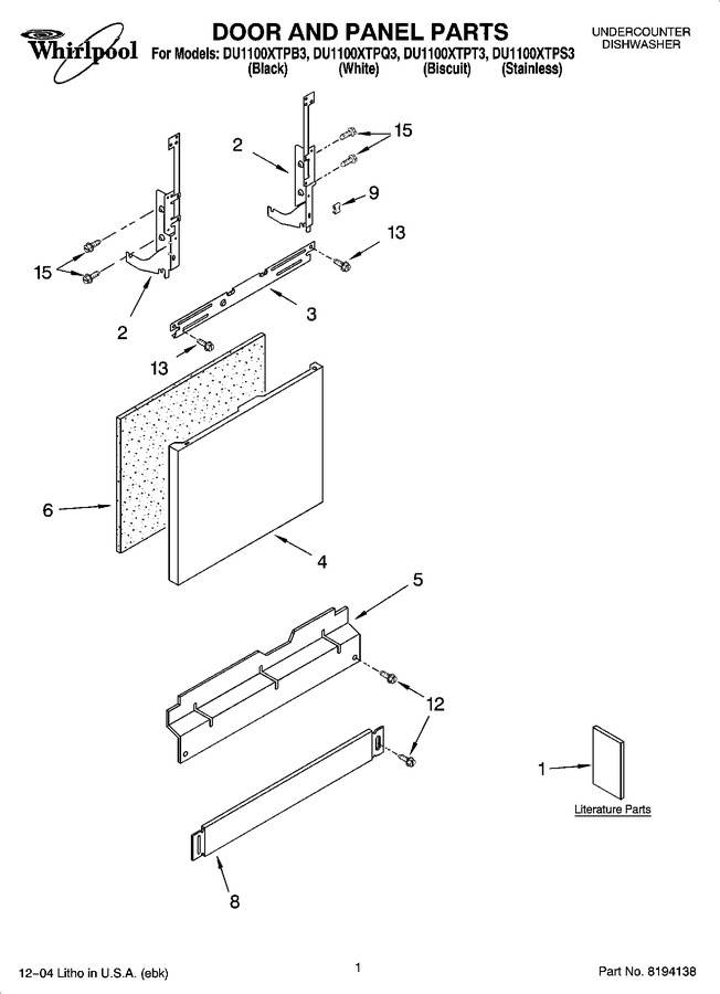 Diagram for DU1100XTPB3