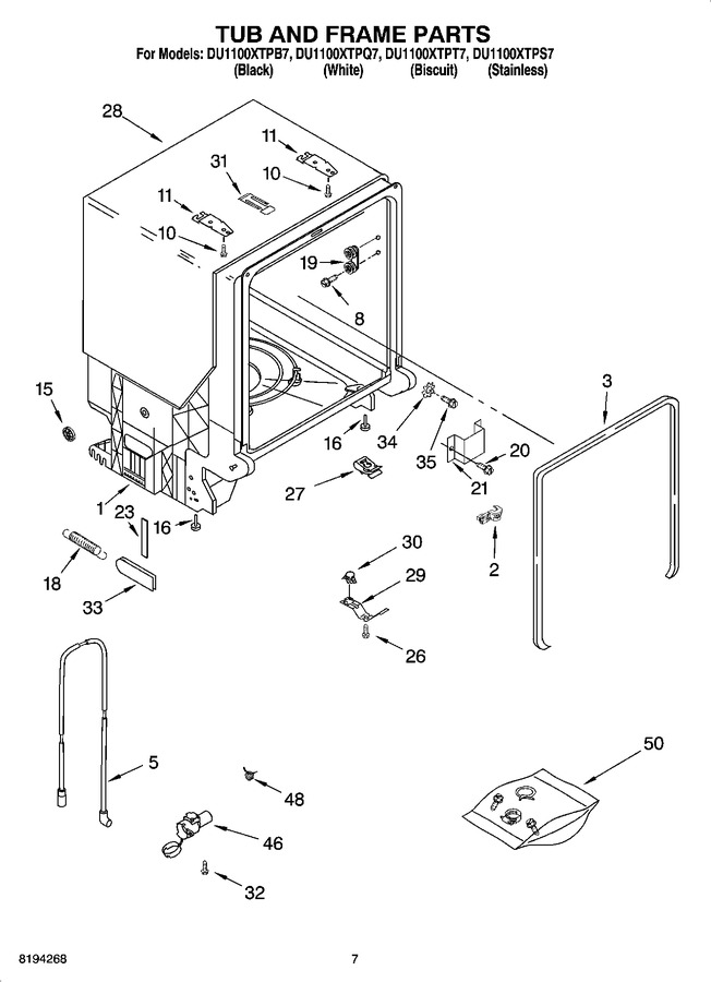 Diagram for DU1100XTPS7