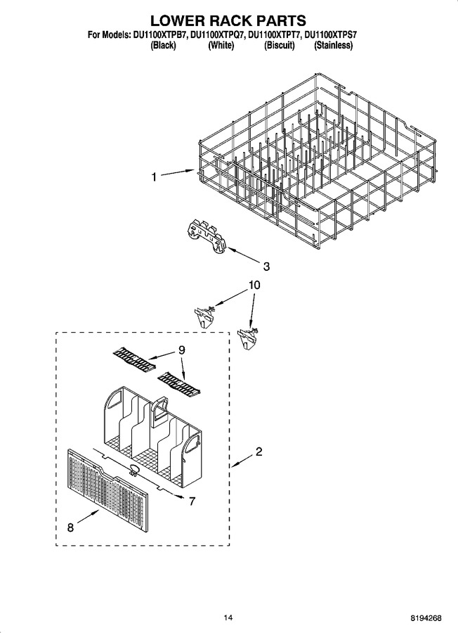 Diagram for DU1100XTPS7