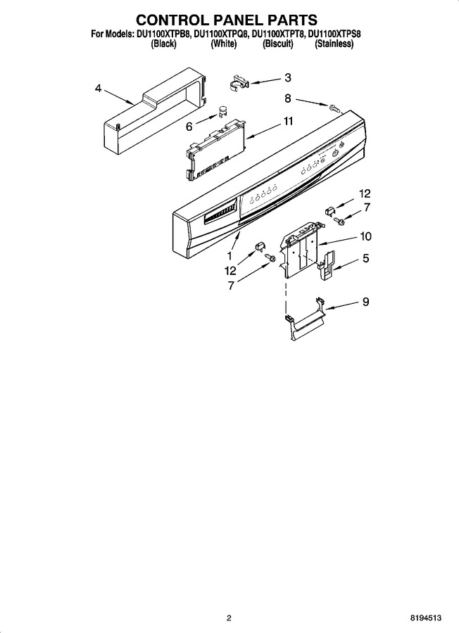 Diagram for DU1100XTPT8