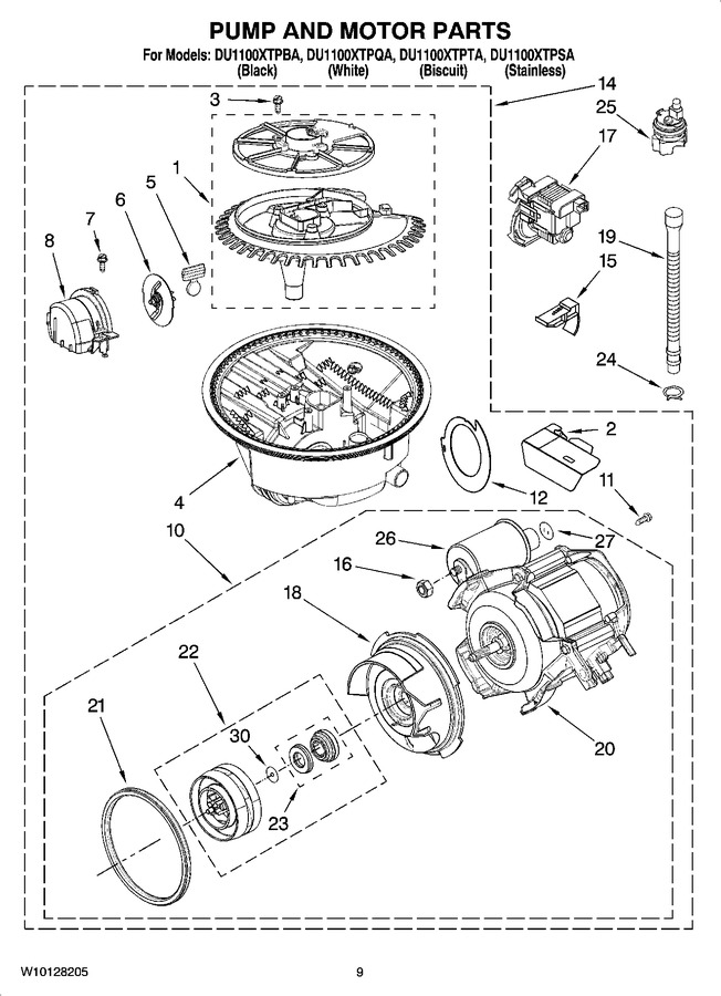 Diagram for DU1100XTPTA