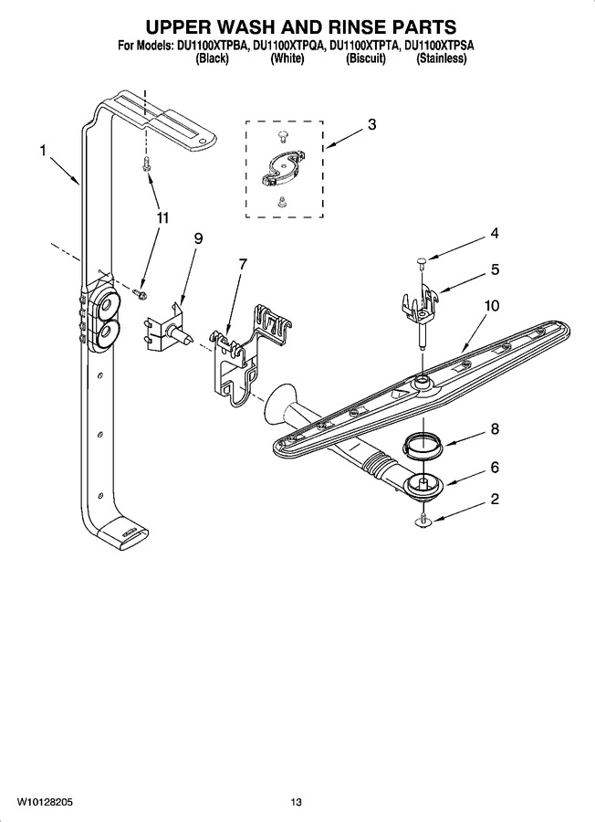 Diagram for DU1100XTPBA