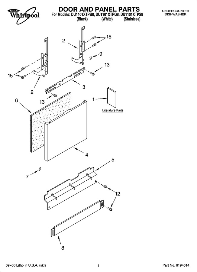 Diagram for DU1101XTPQ8