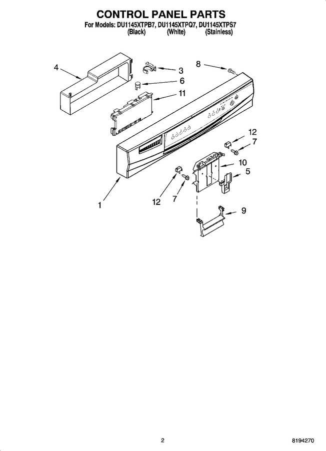 Diagram for DU1145XTPS7