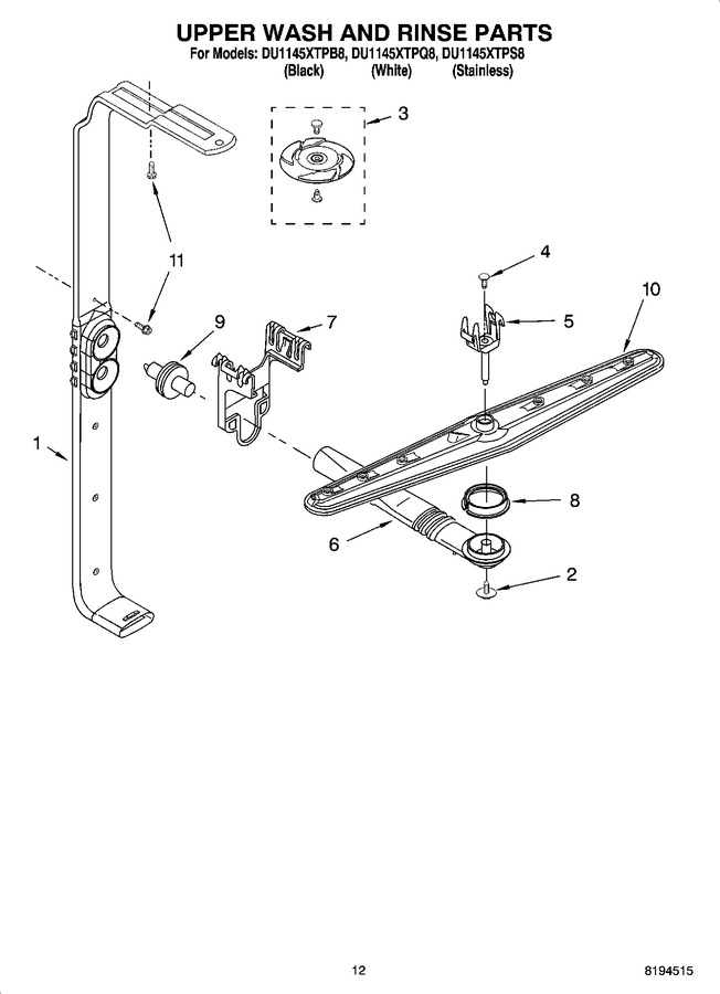 Diagram for DU1145XTPS8