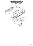 Diagram for 02 - Control Panel Parts